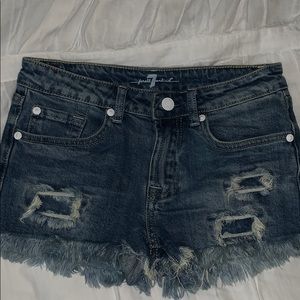 7 shorts, size 14 girls